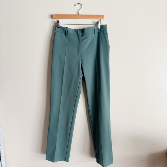 Maje Sage Green Straight Cup Tailored Trouser Pants Size 36 or Small - Picture 8 of 10